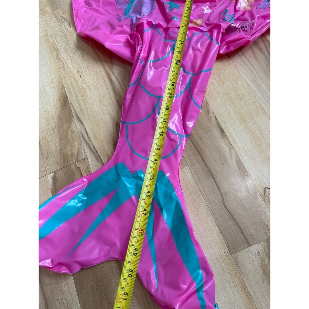 Pink Mermaid Tail Inflatable Pool Float - Picture 2 of 8